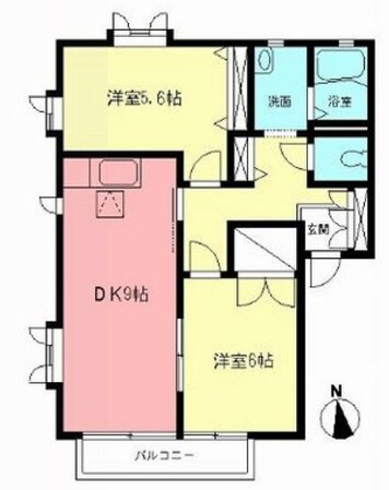 グランパルクＤの物件間取画像